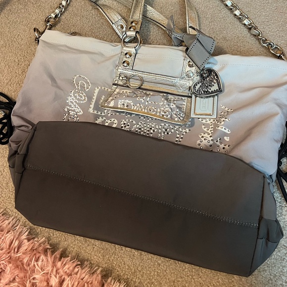 Vintage Collectors Coach poppy Storypatch Ombre Sequin XL Y2K Vintage 1073-15312 - Picture 5 of 17